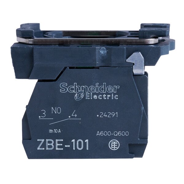top view of contact block